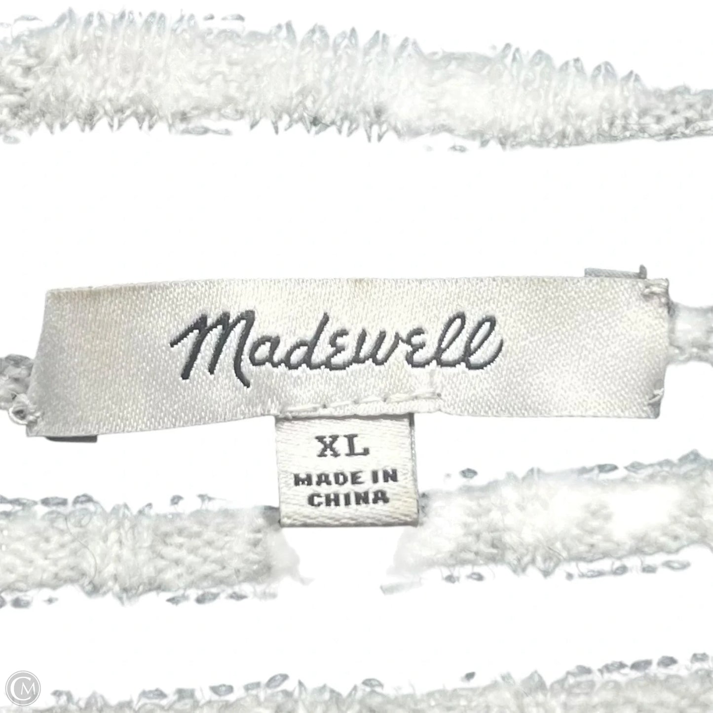 Sweater By Madewell In Black & White, Size: Xl