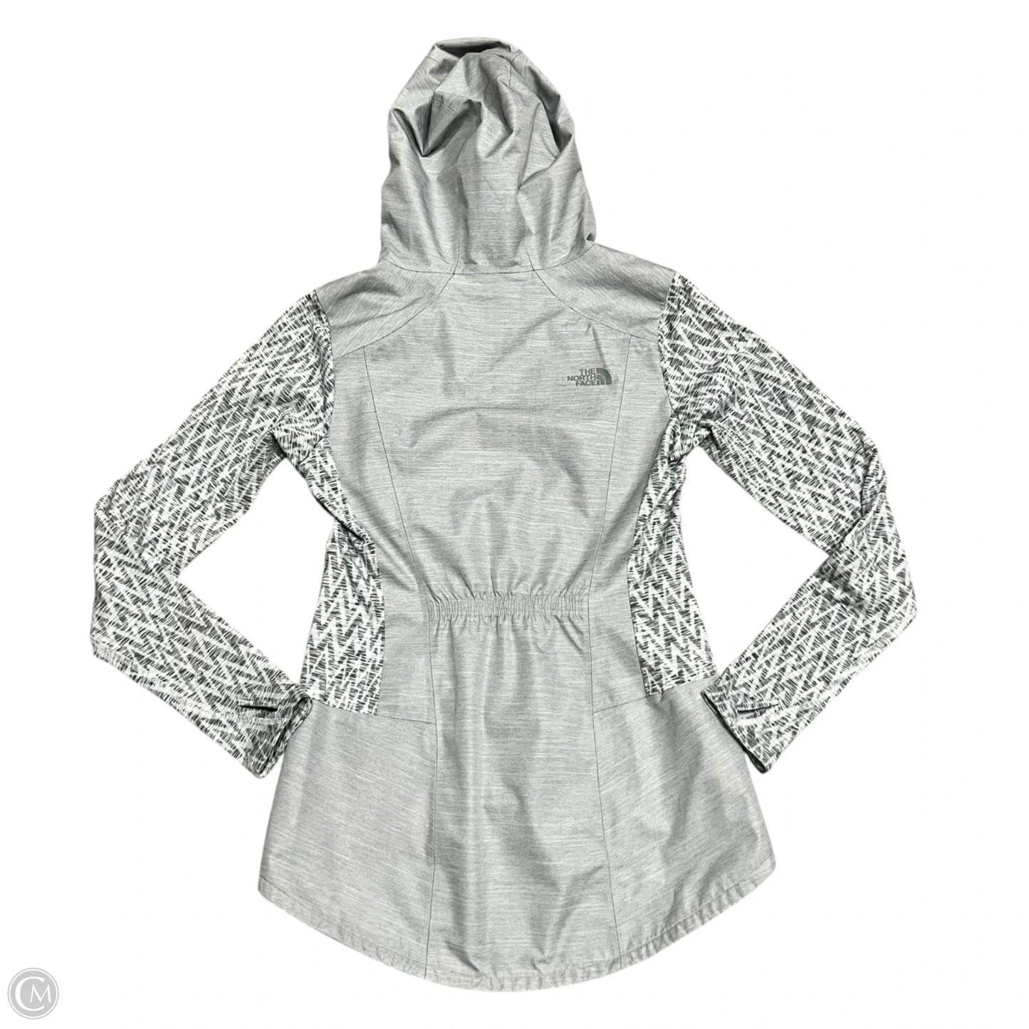 Jacket Windbreaker By The North Face In Grey, Size: S