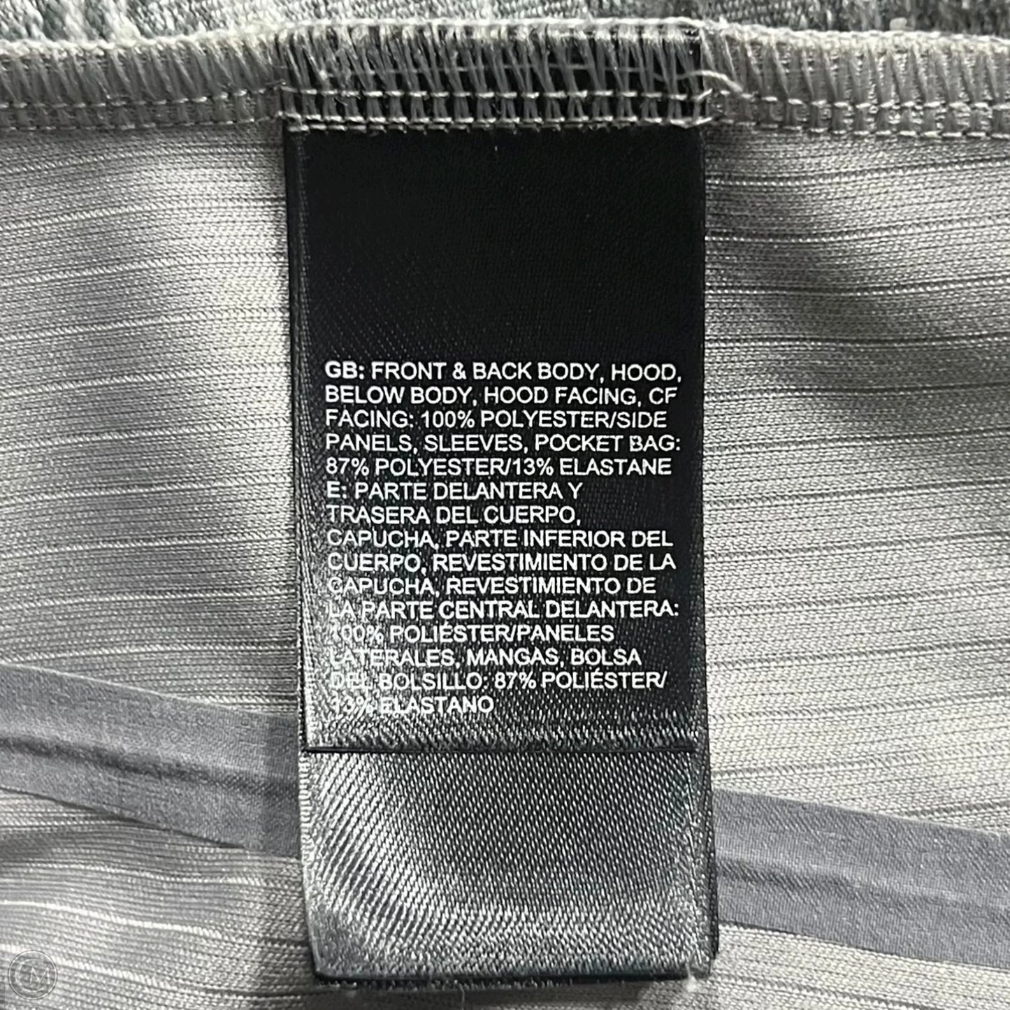 Jacket Windbreaker By The North Face In Grey, Size: S