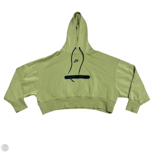 Sweatshirt Hoodie By Nike Apparel In Green, Size: S