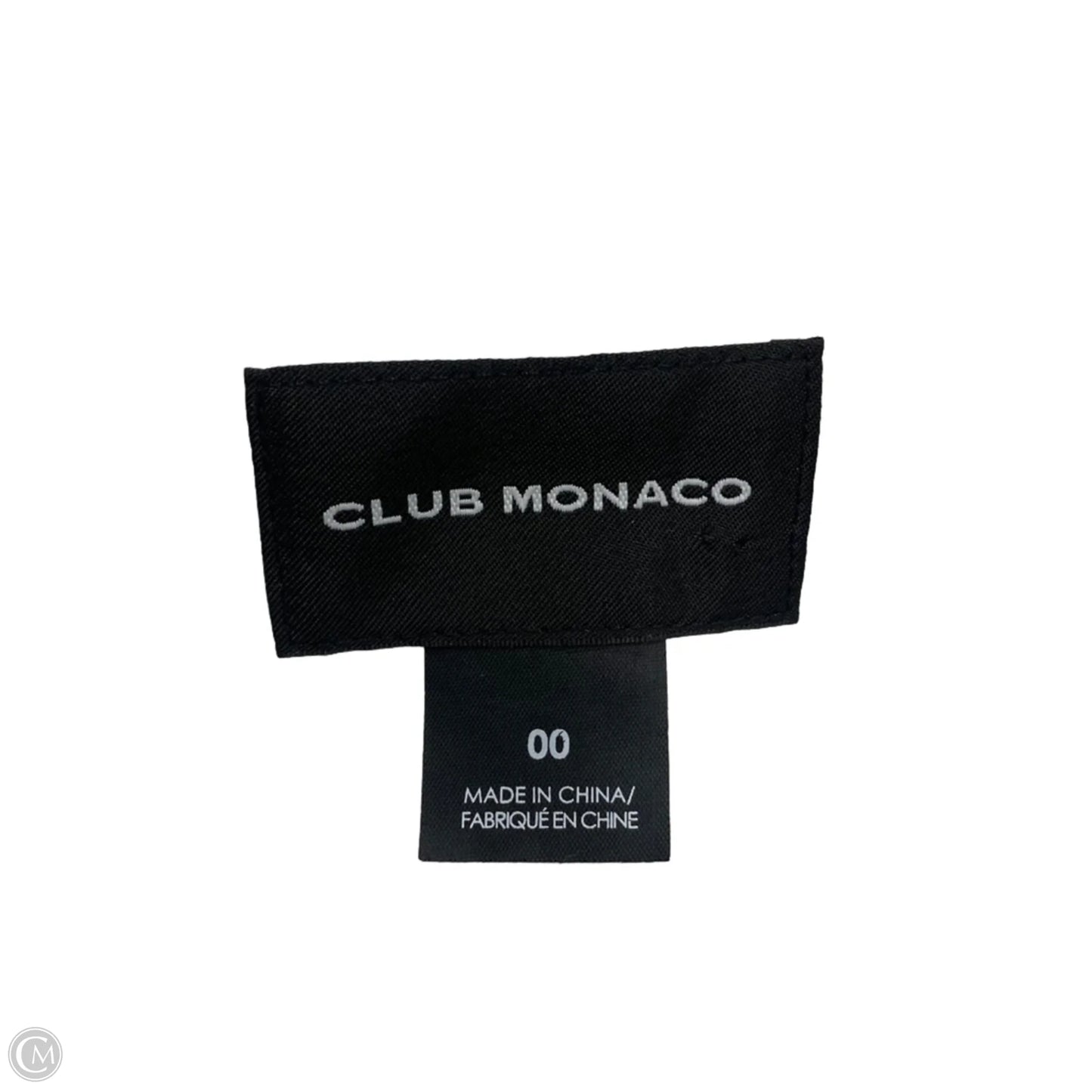 Blazer By Club Monaco In Blue & Cream, Size: Xxs