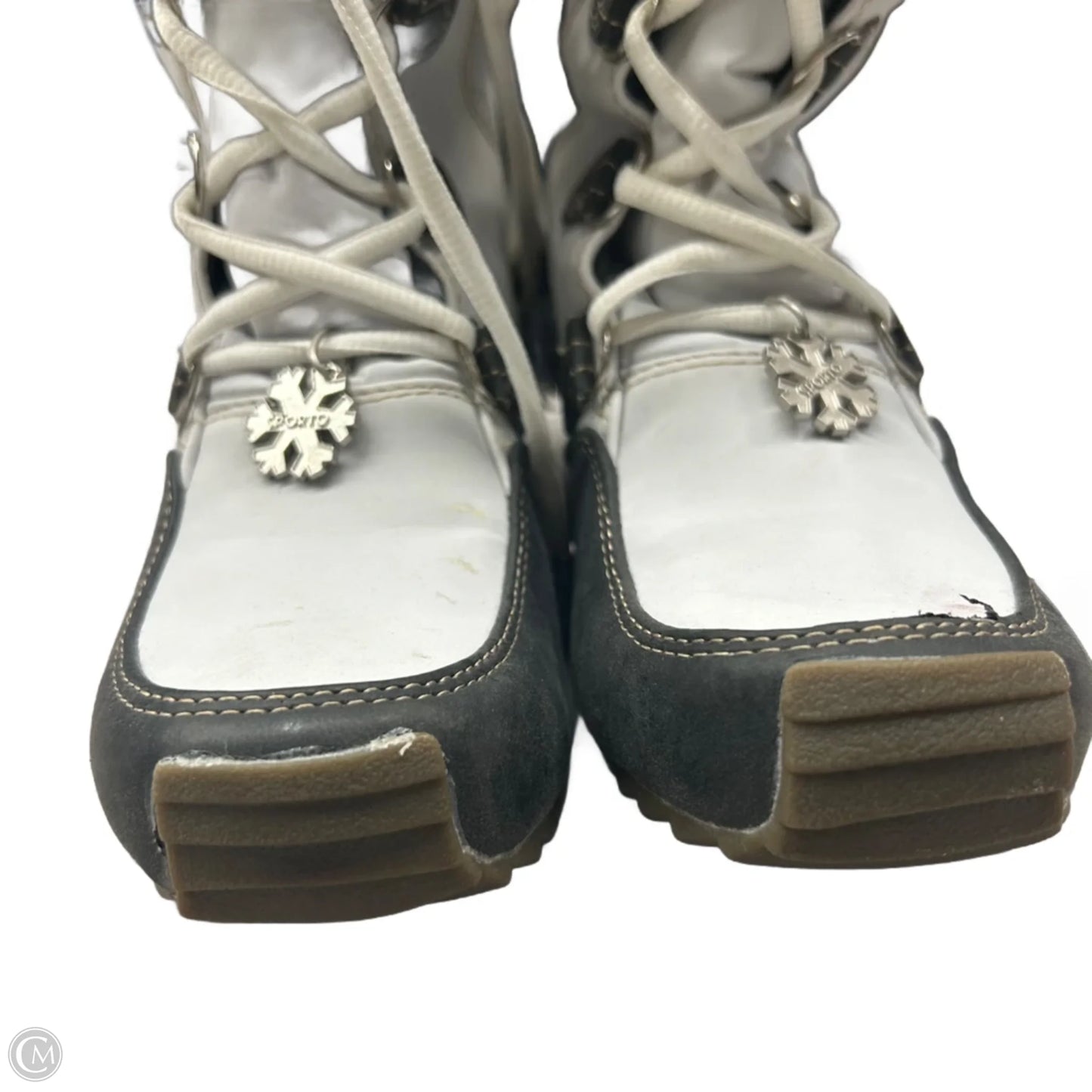 Boots Snow By Sporto In Black & White, Size: 6.5