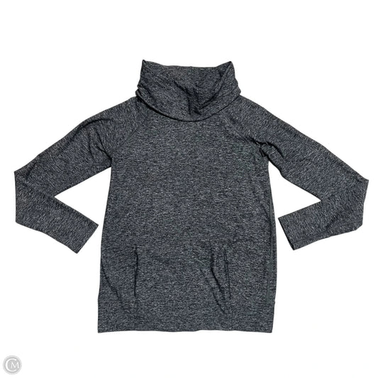 Athletic Top Long Sleeve Collar By Lululemon In Grey, Size: S