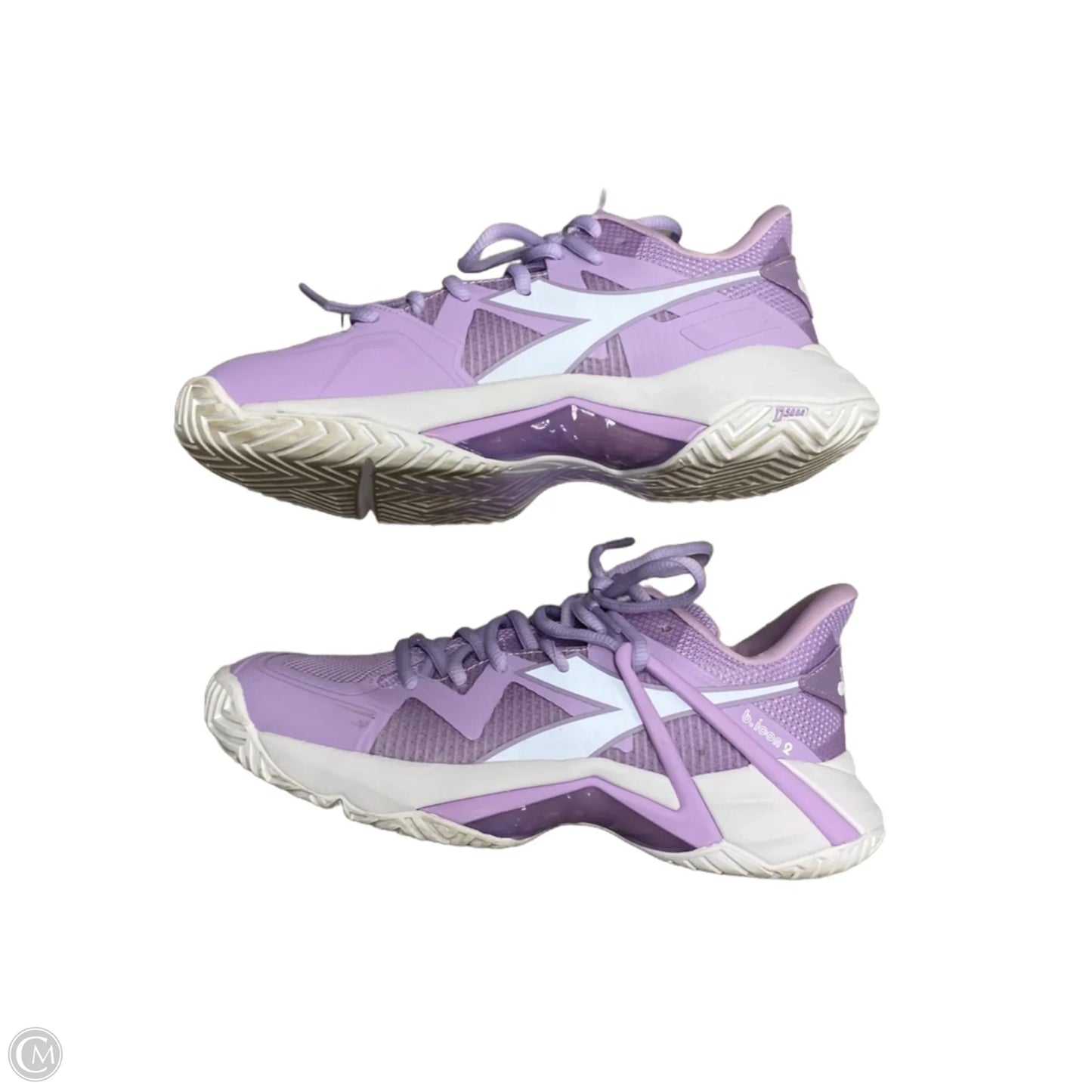 Shoes Athletic By Diadora In Purple & White, Size: 7