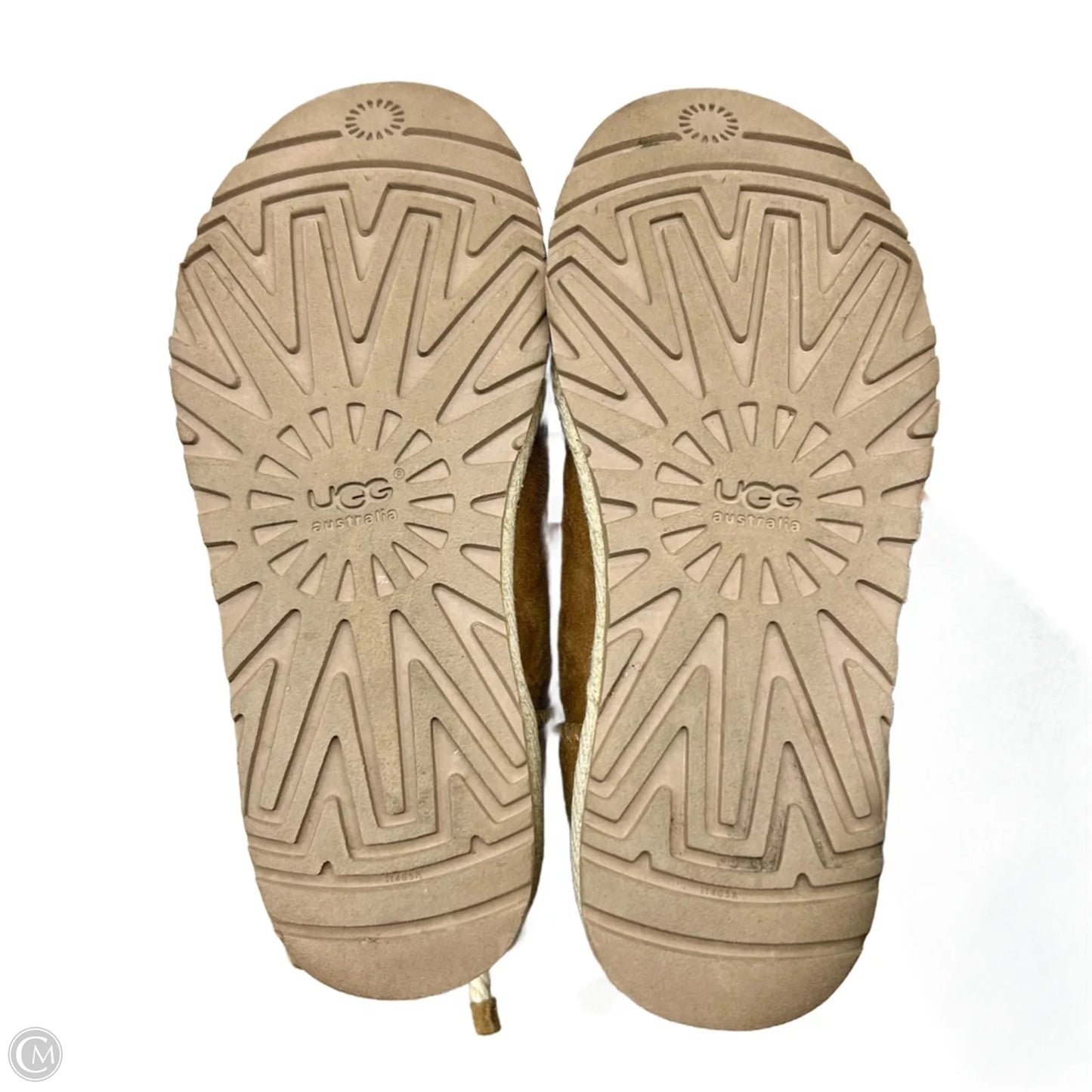 Boots Designer By Ugg In Brown, Size: 6