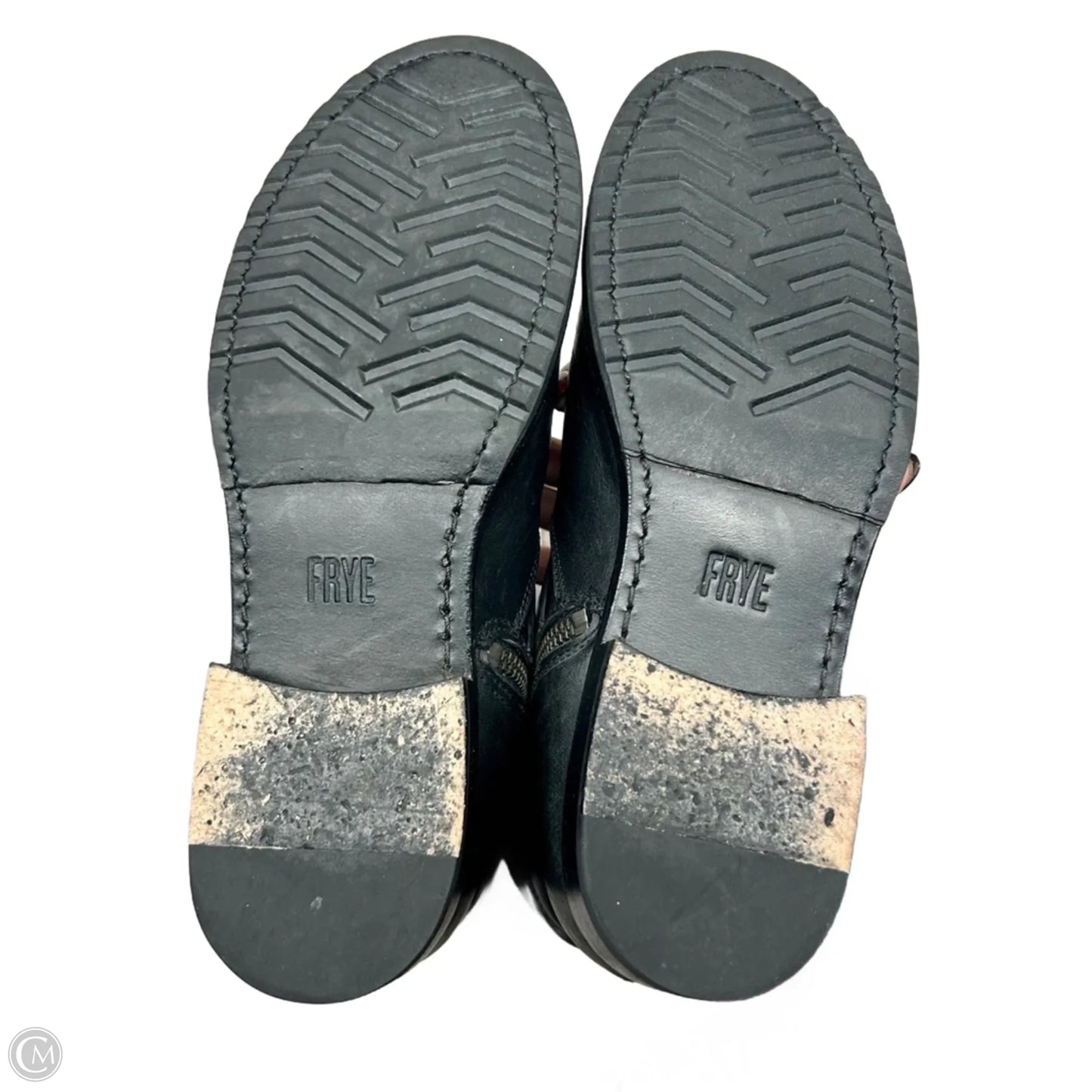 Boots Designer By Frye In Black, Size: 7