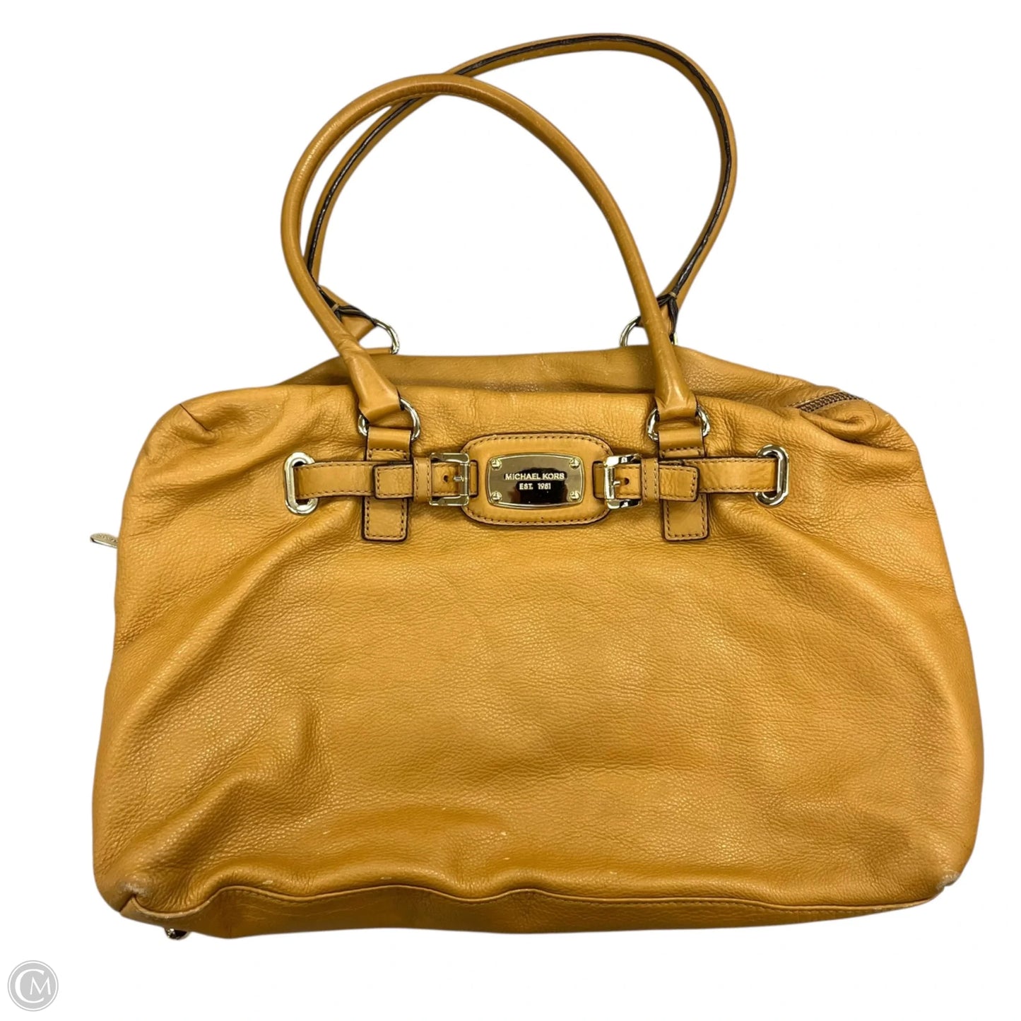 Handbag Leather By Michael By Michael Kors, Size: Large
