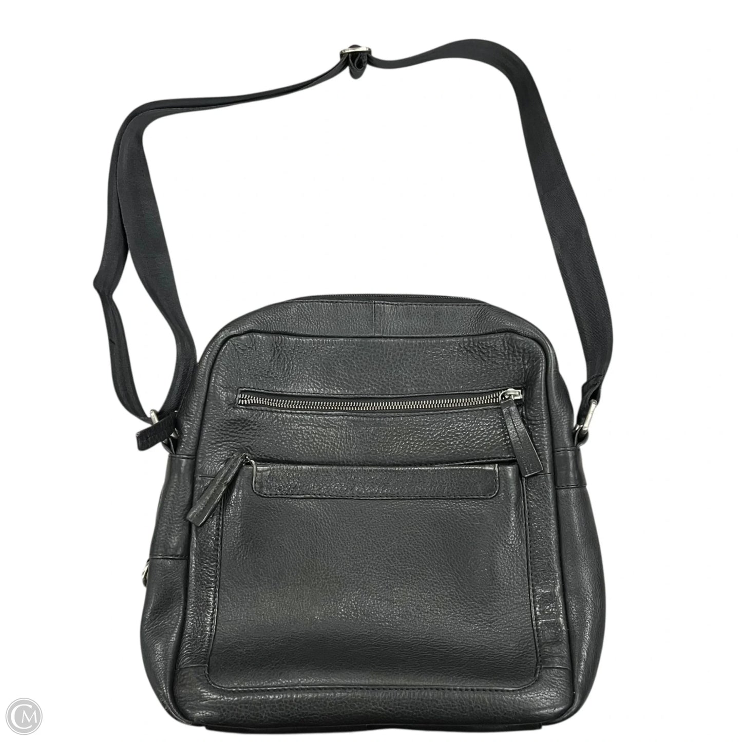 Handbag Leather By Bosca, Size: Large