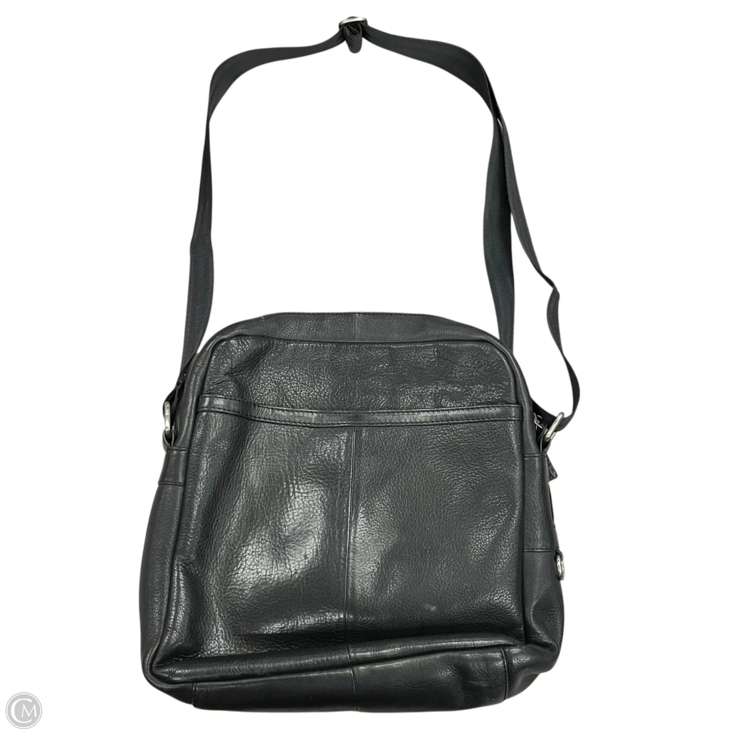 Handbag Leather By Bosca, Size: Large