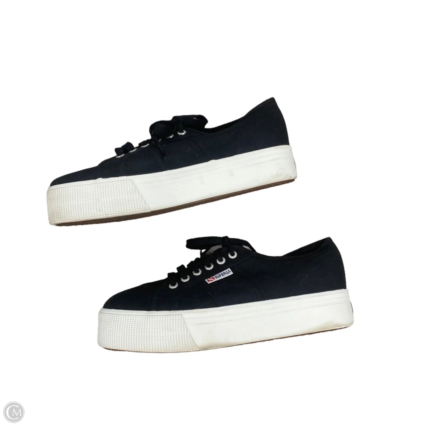 Shoes Sneakers By Superga In Black, Size: 11