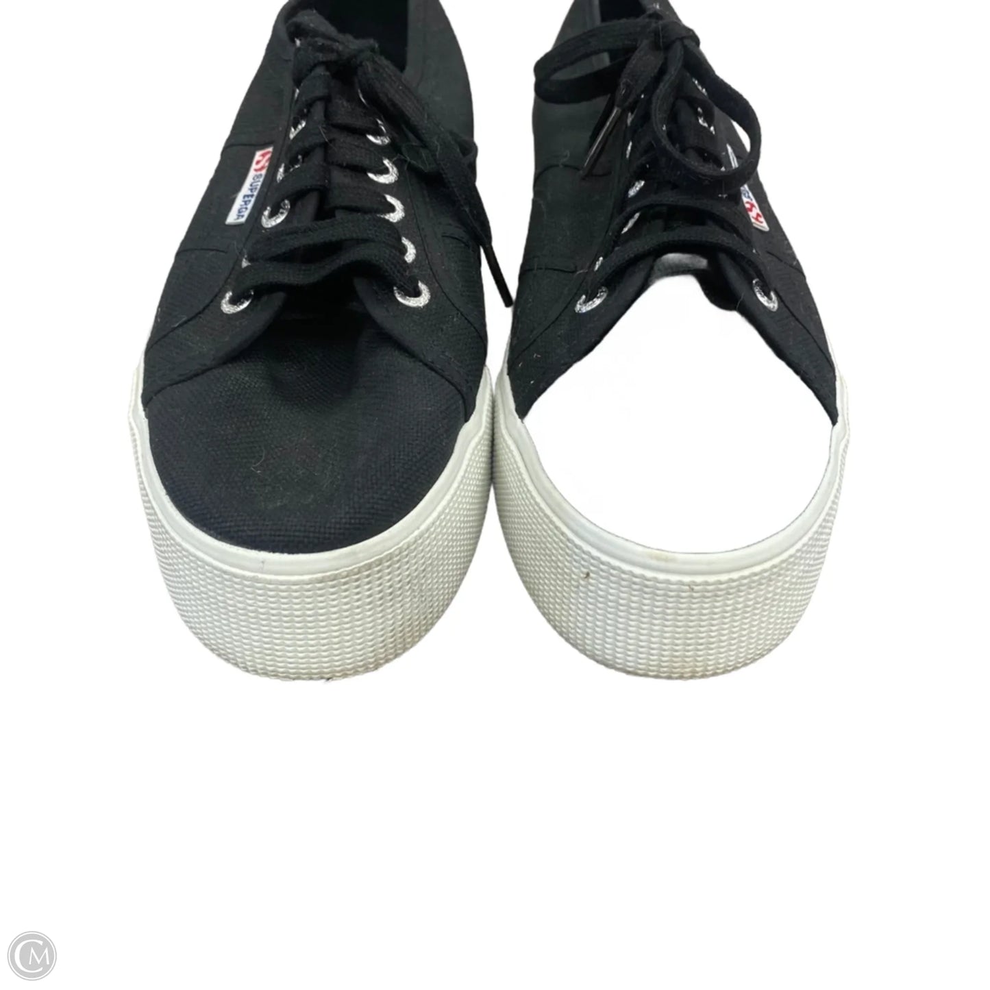 Shoes Sneakers By Superga In Black, Size: 11