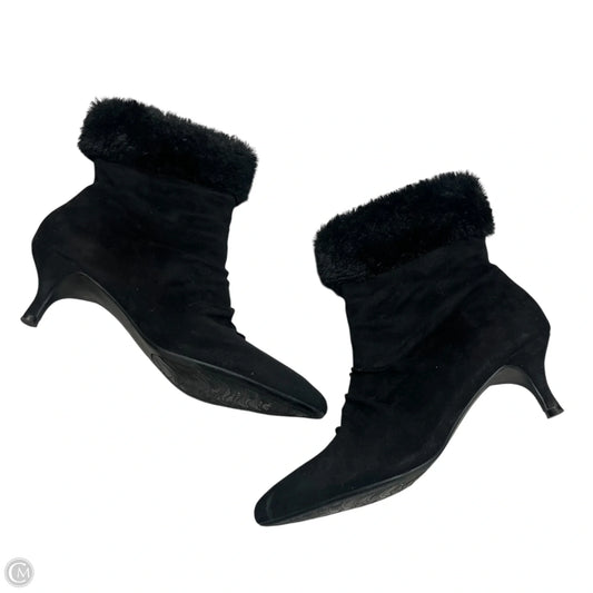 Boots Ankle Heels By Impo In Black, Size: 10