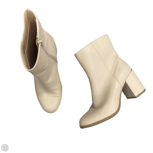 Boots Ankle Heels By A New Day In Tan, Size: 7