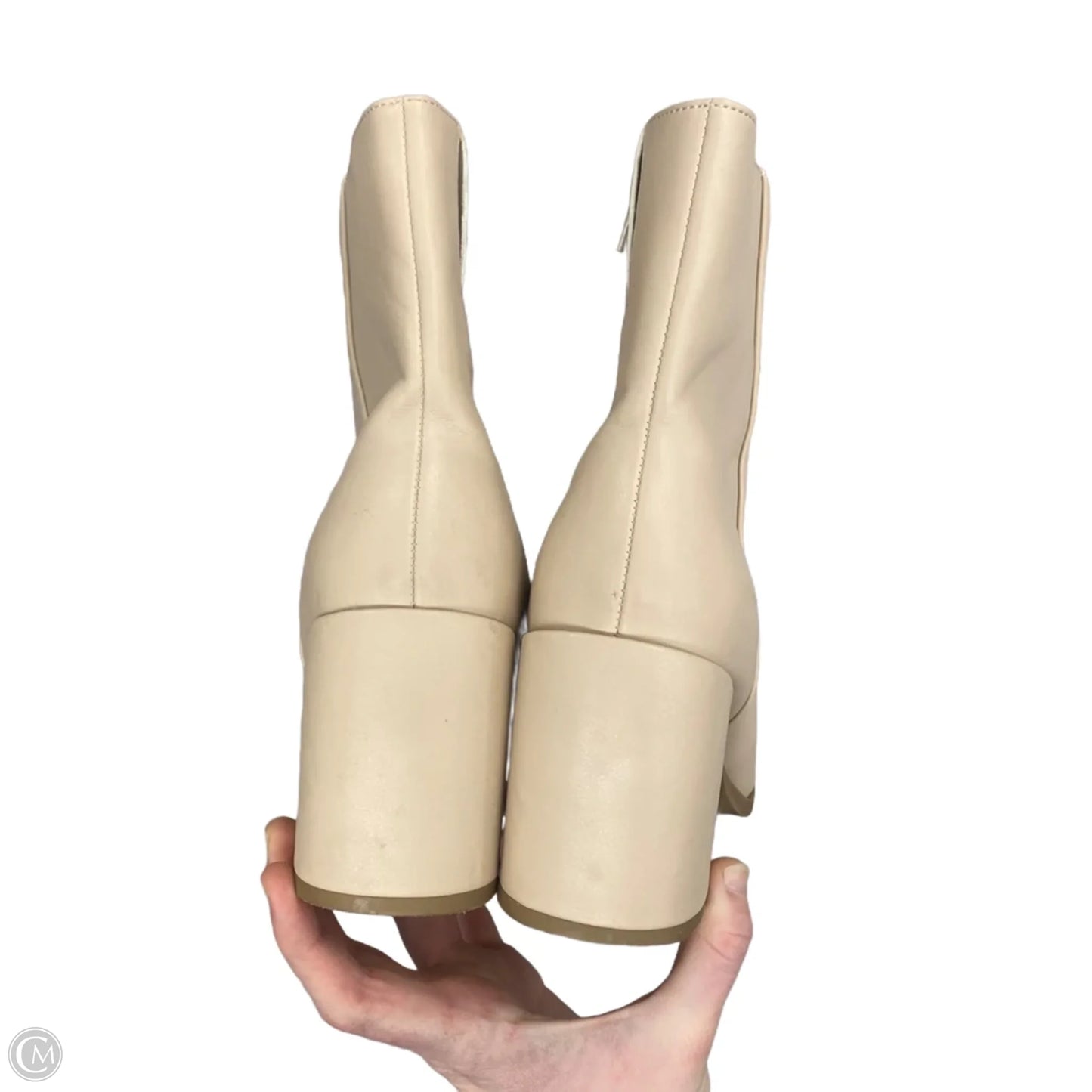 Boots Ankle Heels By A New Day In Tan, Size: 7