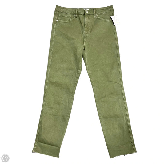 Jeans Cropped By Free People In Green, Size: 14