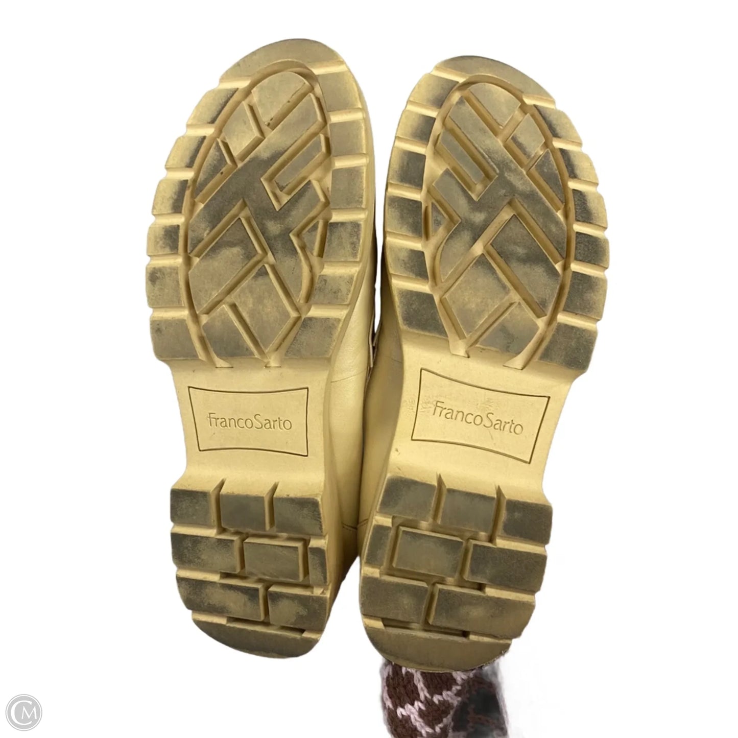 Shoes Heels Block By Franco Sarto In Tan, Size: 8