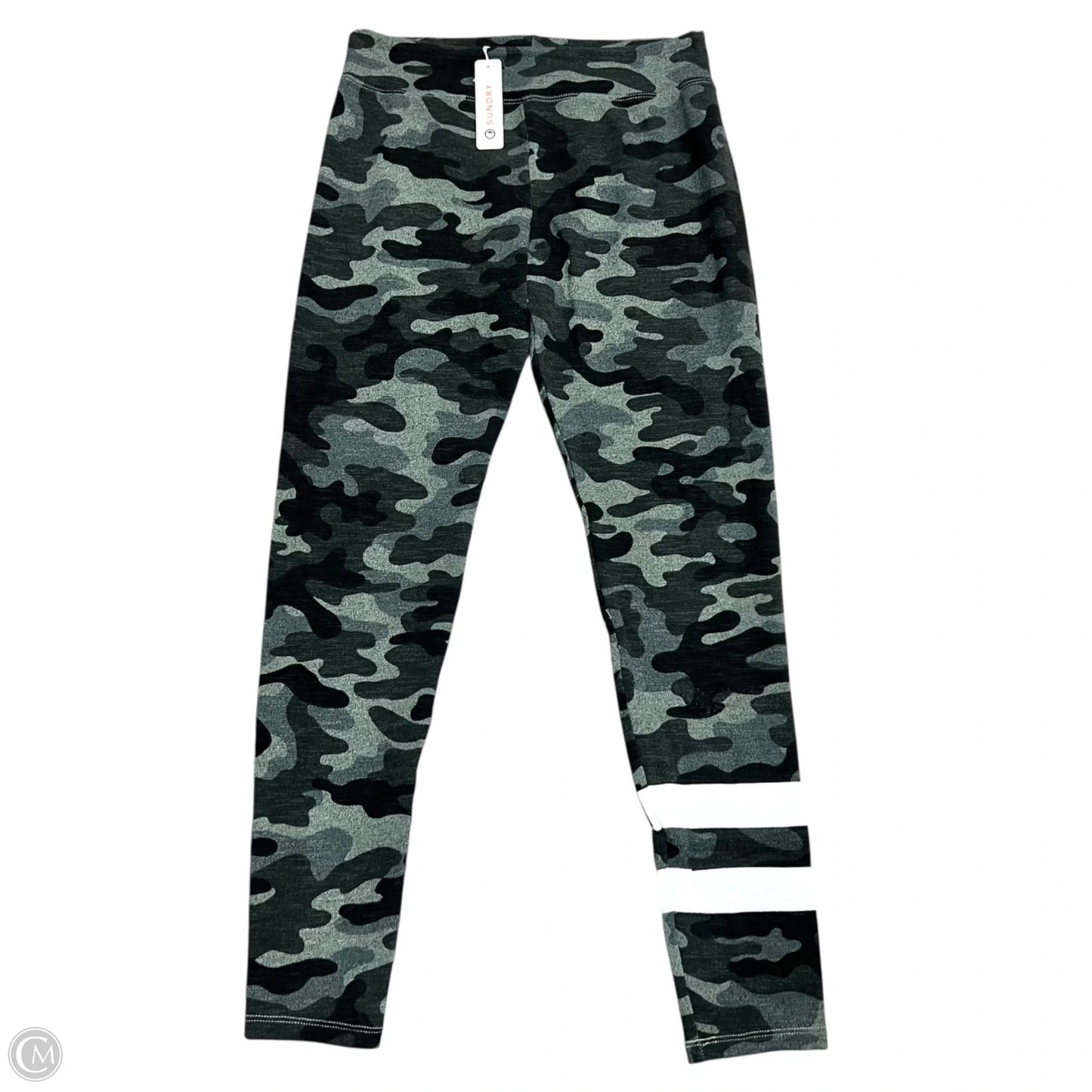 Athletic Leggings By Sundry In Camouflage Print, Size: M