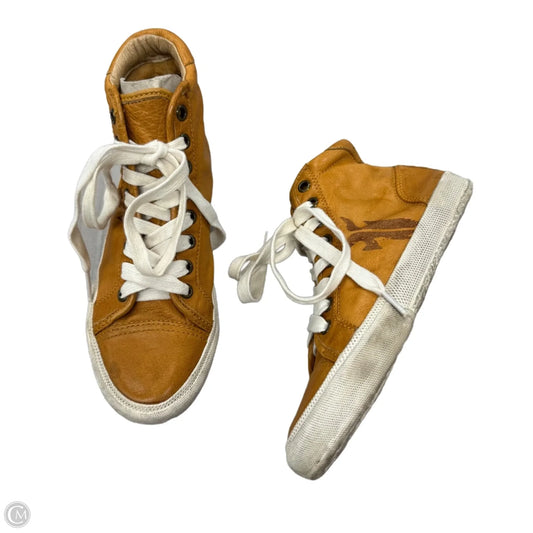 Shoes Designer By Frye In Brown, Size: 6