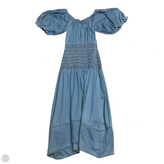 Dress Designer By Misa In Blue Denim, Size: Xs