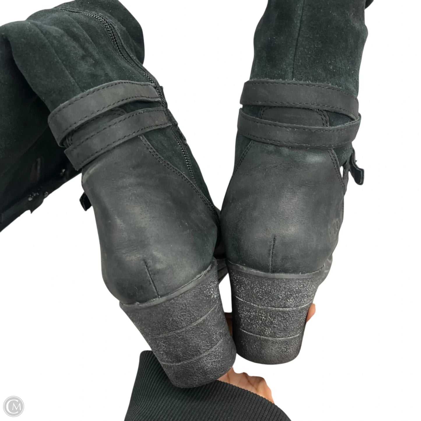 Boots Designer By Ugg In Black, Size: 8