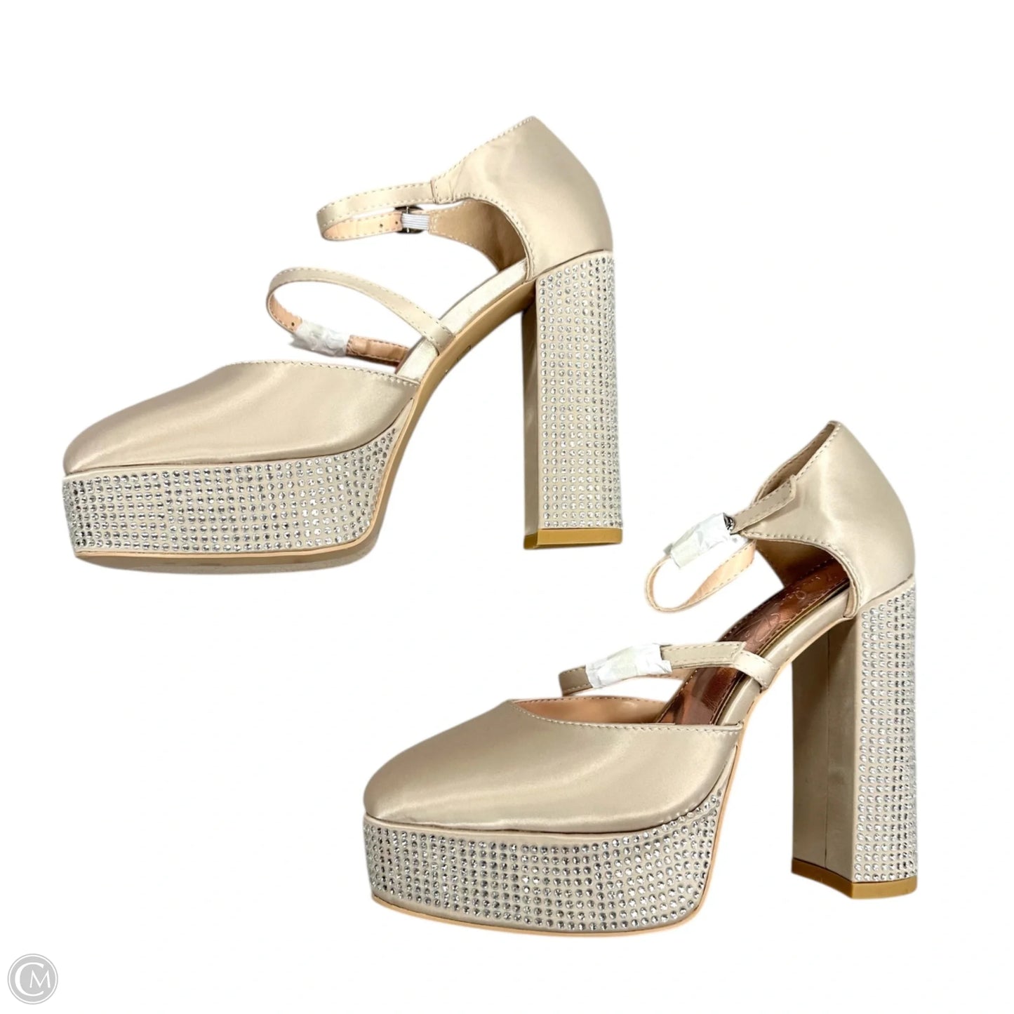 Shoes Heels Block By London Rag In Tan, Size: 5