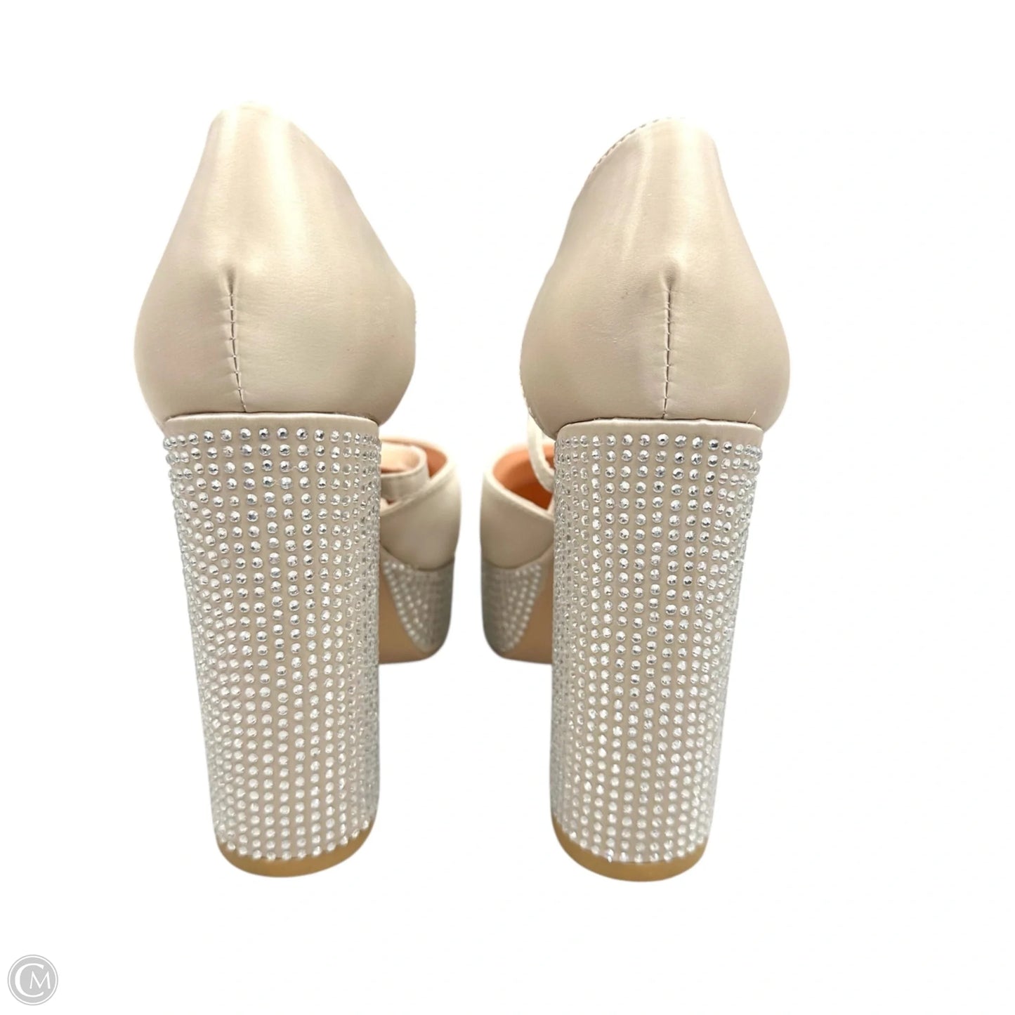 Shoes Heels Block By London Rag In Tan, Size: 5