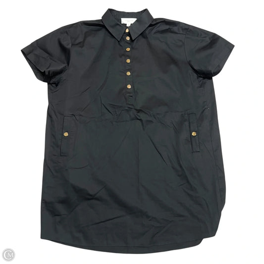 Dress Casual Short By Pomander Place In Black & Gold, Size: Xxl