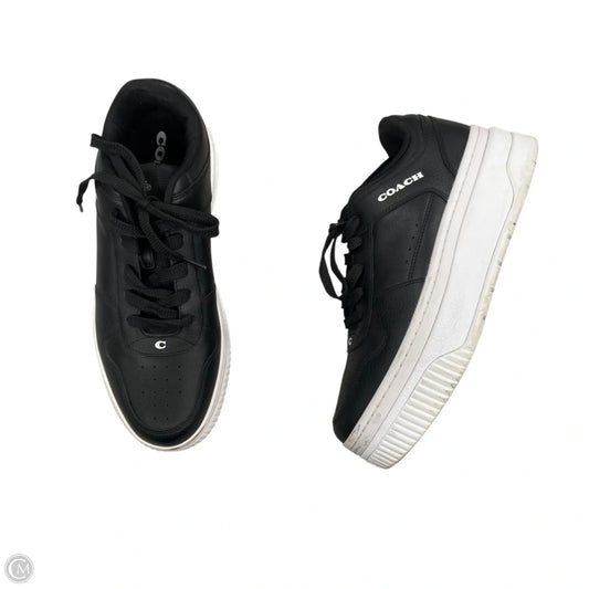 Shoes Designer By Coach In Black & White, Size: 11