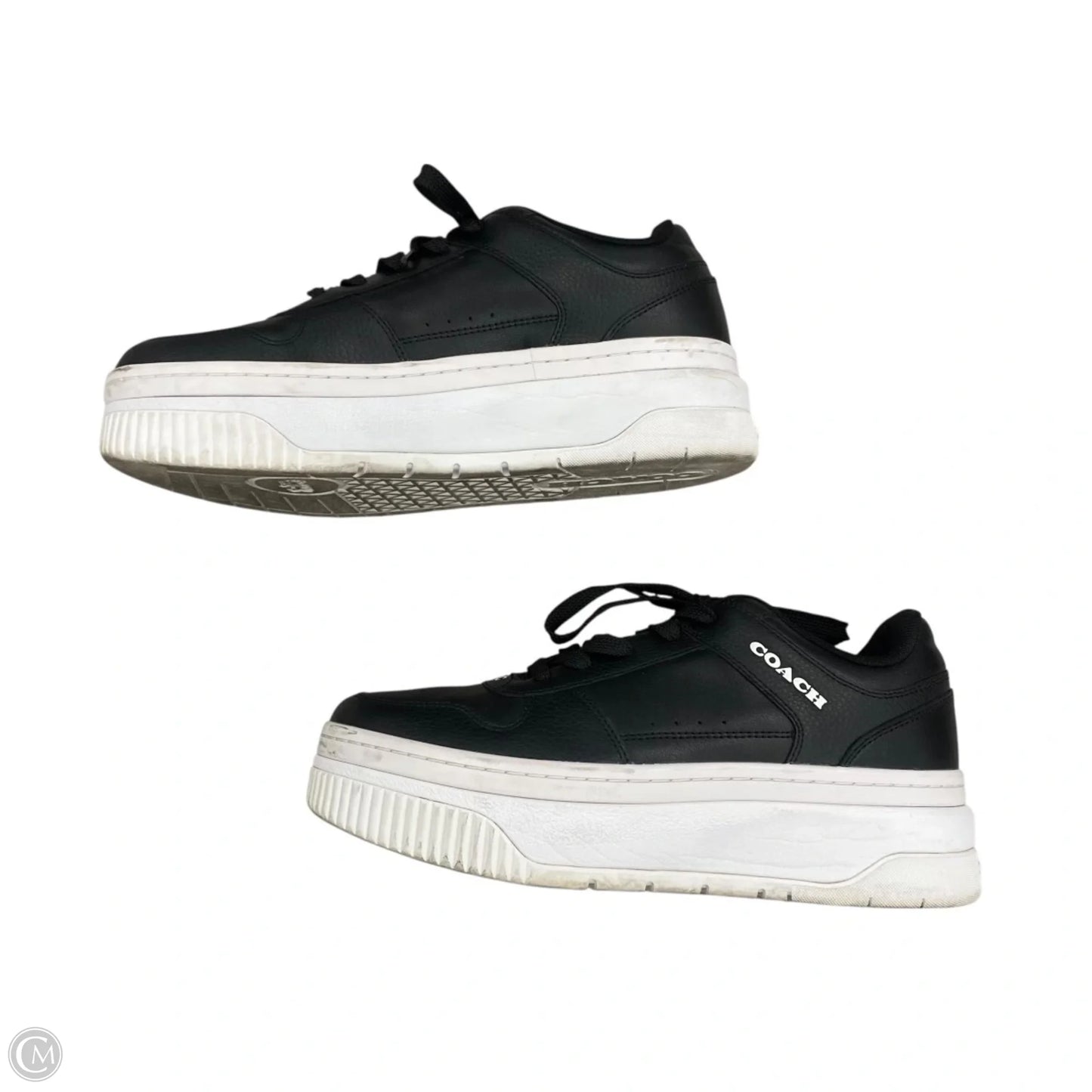 Shoes Designer By Coach In Black & White, Size: 11