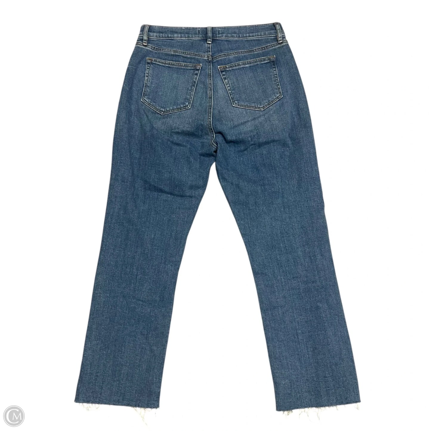 Jeans Cropped By Loft In Blue Denim, Size: 2