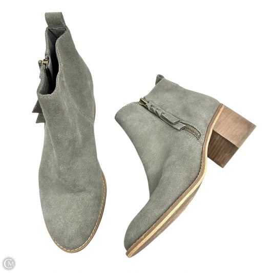 Boots Ankle Heels By Bp In Grey, Size: 8