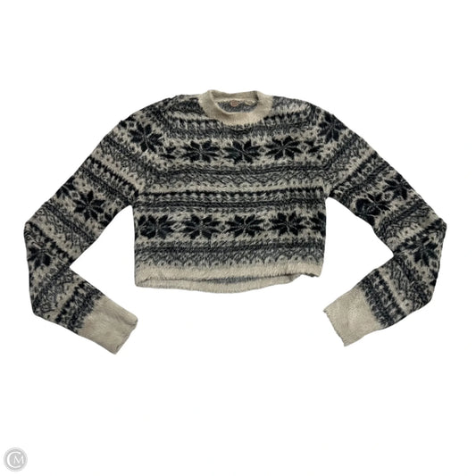Sweater By Free People In Black & Tan, Size: S