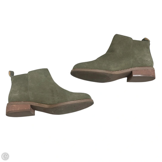 Boots Ankle Heels By Crown Vintage In Green, Size: 11