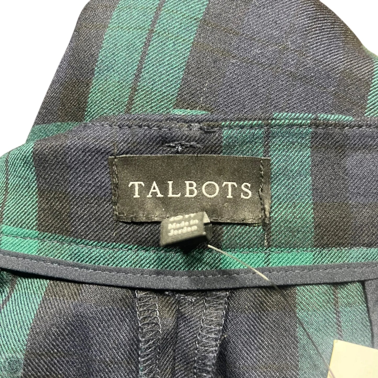 Pants Dress By Talbots In Blue & Green, Size: 18