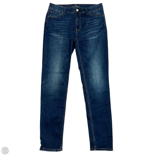 Jeans Skinny By White House Black Market In Blue Denim, Size: 8