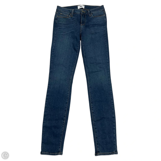 Jeans Skinny By Paige In Blue Denim, Size: 4