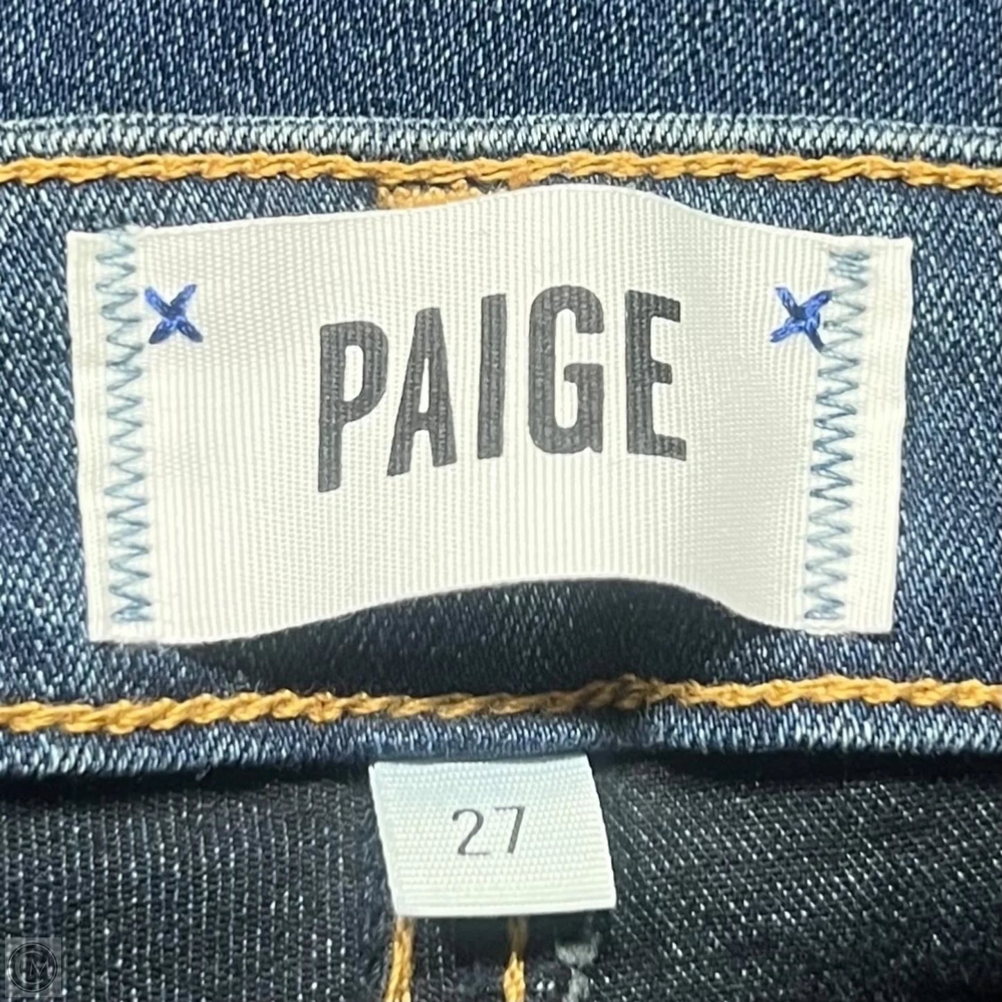 Jeans Skinny By Paige In Blue Denim, Size: 4