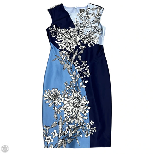 Dress Work By Vince Camuto In Blue & White, Size: M