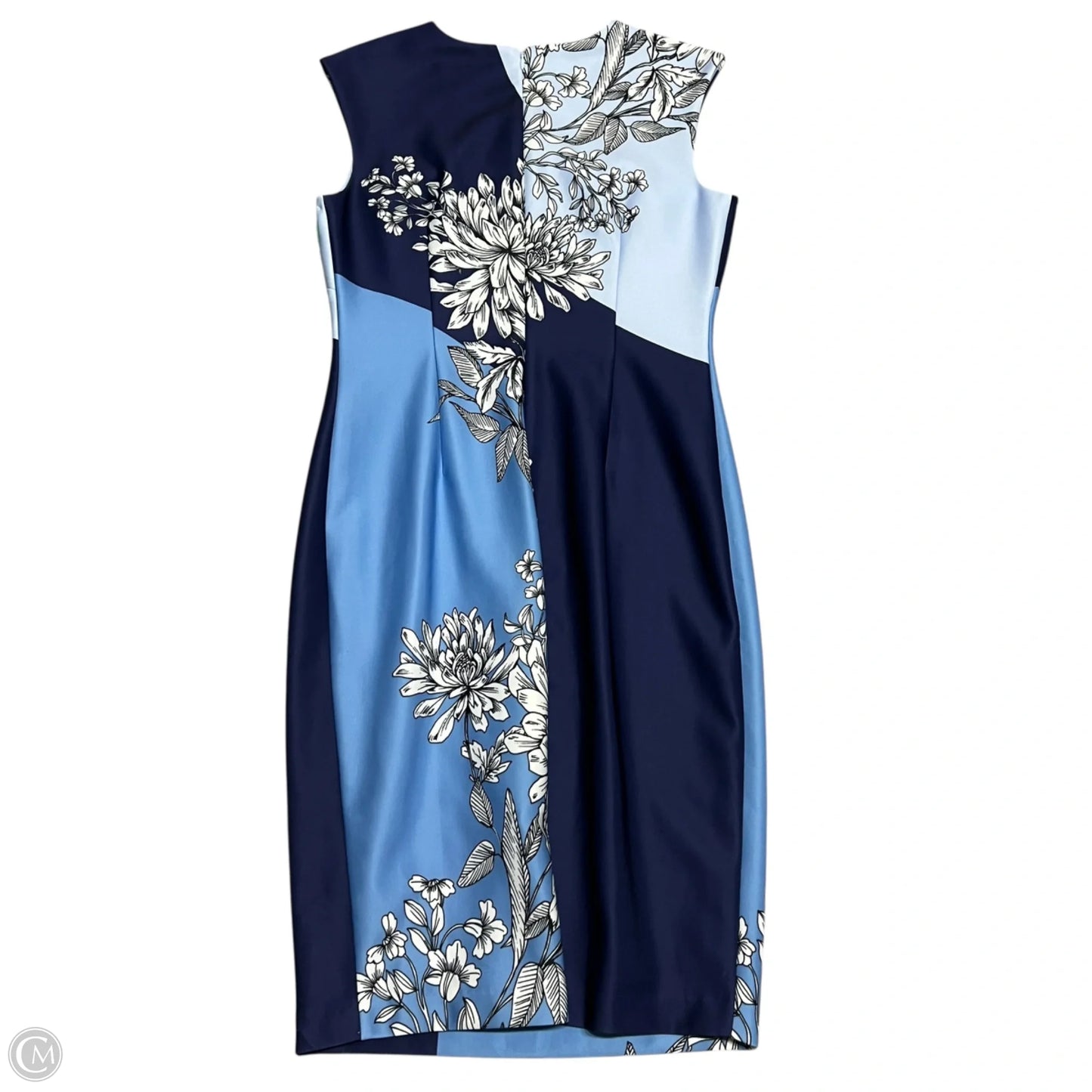 Dress Work By Vince Camuto In Blue & White, Size: M