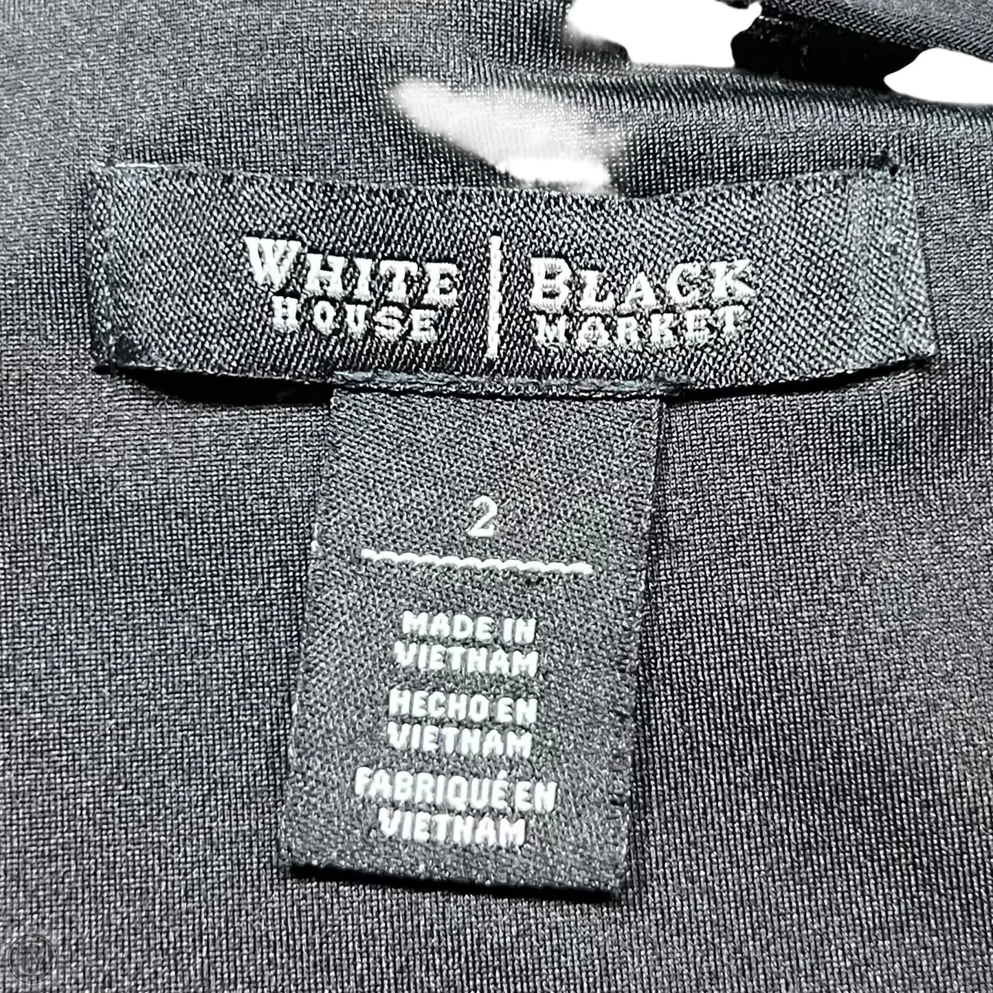Romper By White House Black Market In Black & Gold, Size: 2