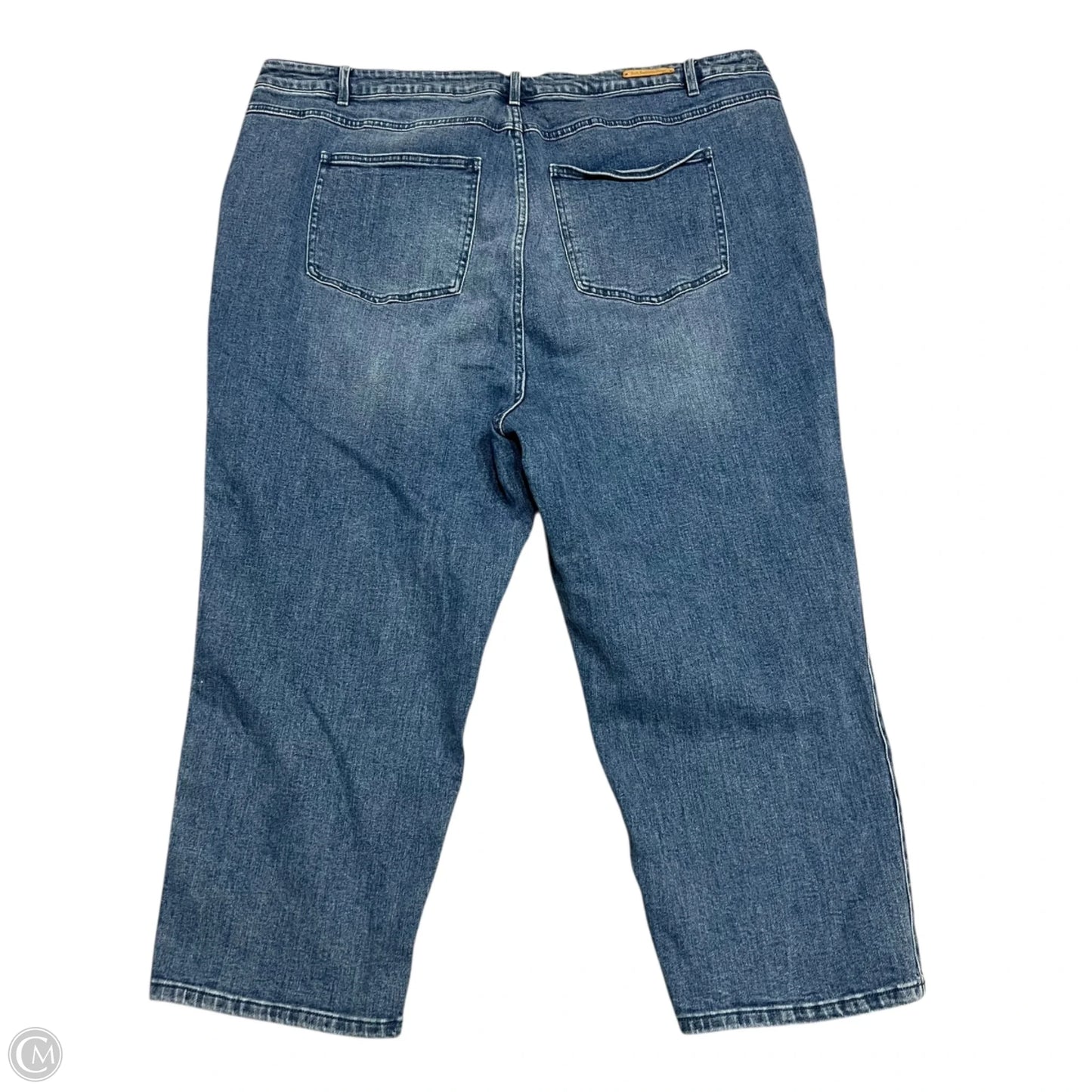 Jeans Wide Leg By Soft Surroundings In Blue Denim, Size: 24