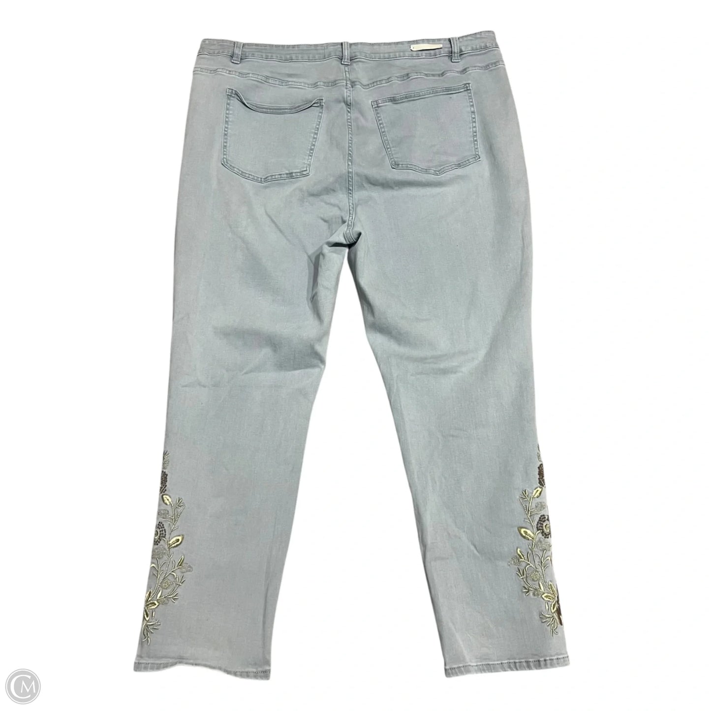 Jeans Boot Cut By Soft Surroundings In Blue Denim, Size: 22