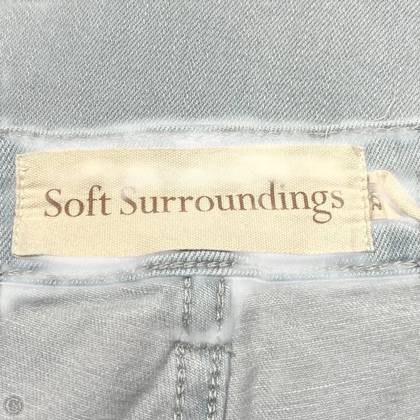 Jeans Boot Cut By Soft Surroundings In Blue Denim, Size: 22