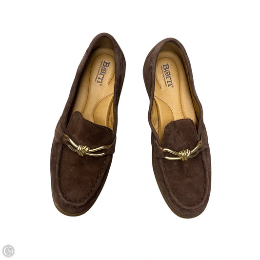 Shoes Flats By Born In Brown, Size: 8