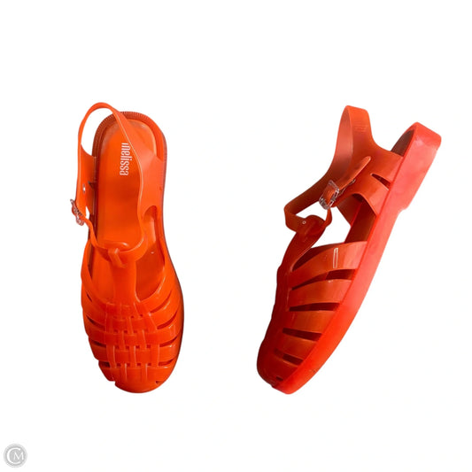 Sandals Flats By Melissa In Orange, Size: 9