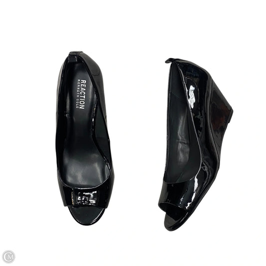 Shoes Heels Wedge By Kenneth Cole Reaction In Black, Size: 8.5