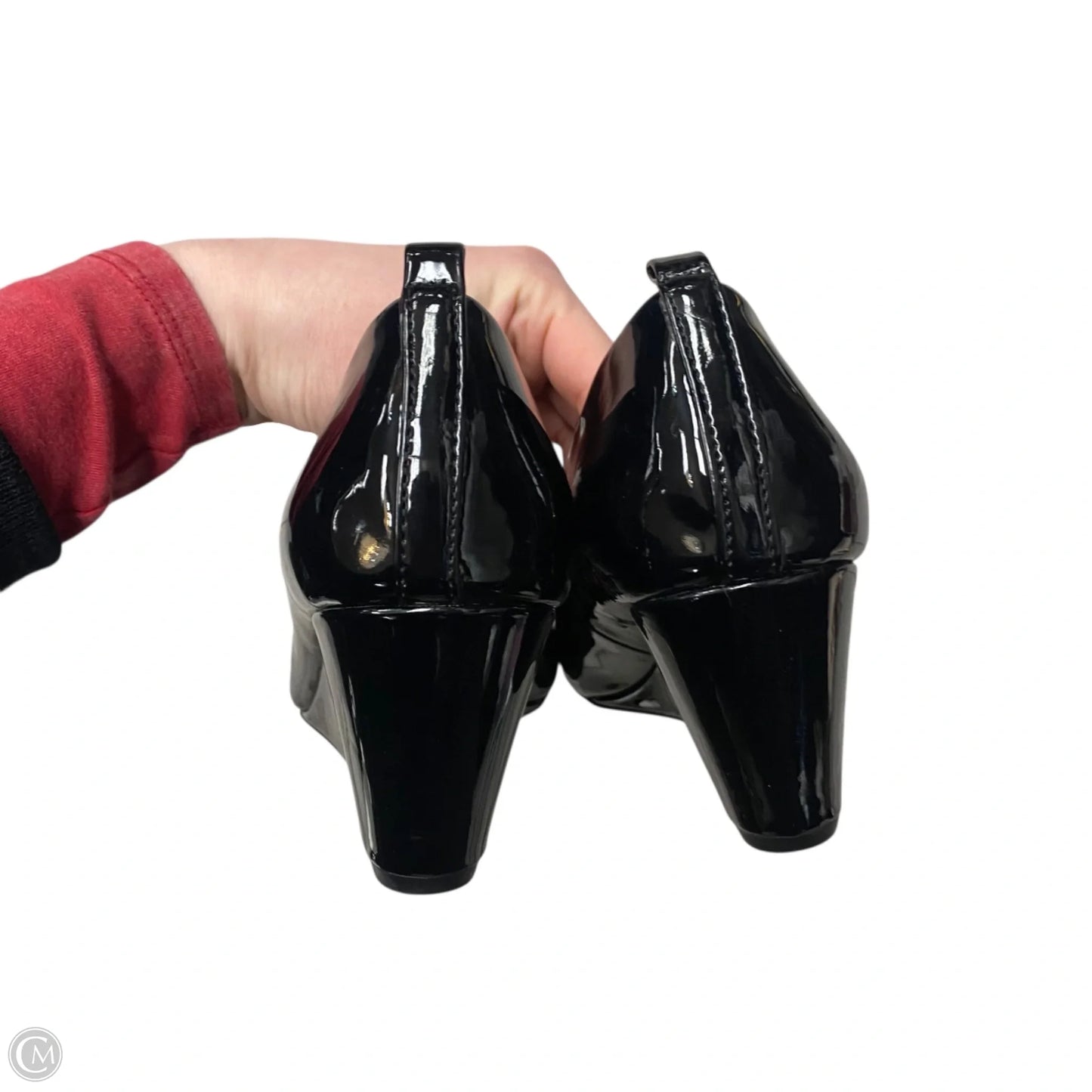Shoes Heels Wedge By Kenneth Cole Reaction In Black, Size: 8.5