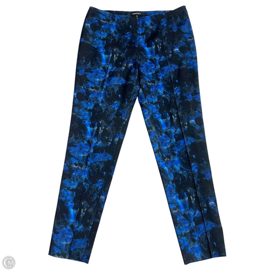 Pants Designer By Lafayette 148 In Black & Blue, Size: 6