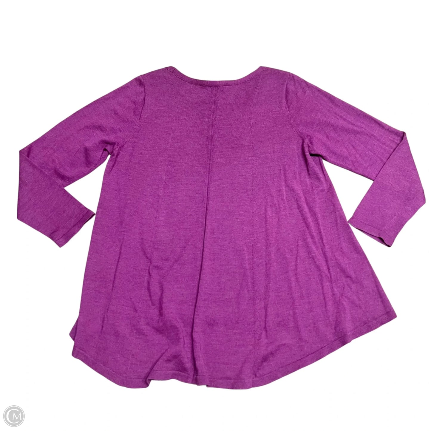 Sweater By Eileen Fisher In Purple, Size: Xl
