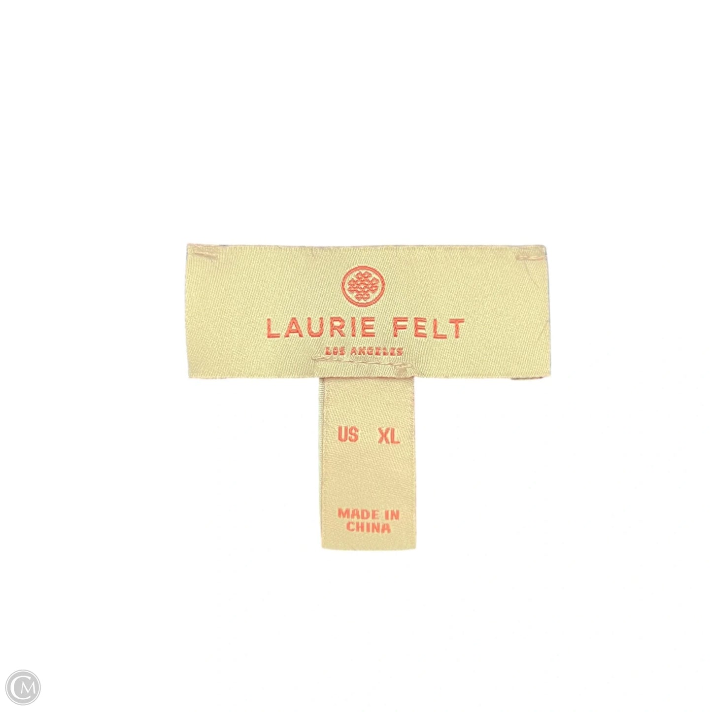 Sweater By Laurie Felt In Blue & Gold, Size: Xl